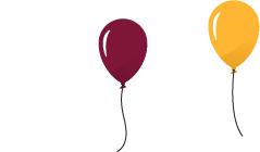 balloons and cloud