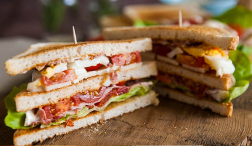 2 club sandwiches