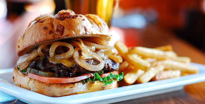 Hamburger and Fries