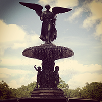Central park Angel Fountain