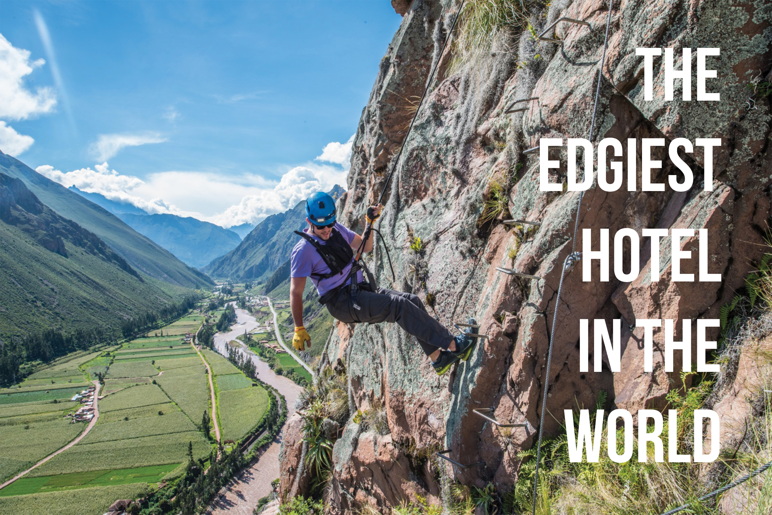 man climbing