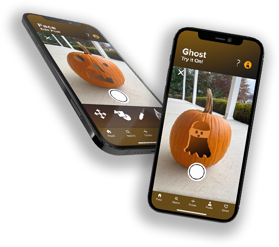images of the phones in AR mode