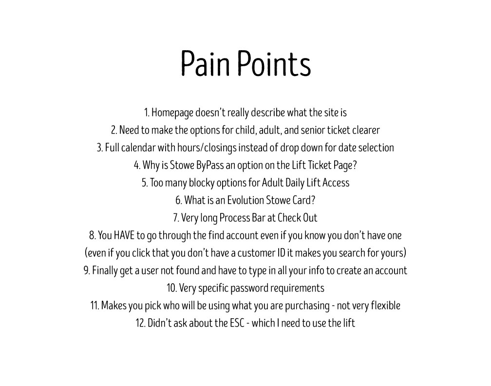 Pain Points