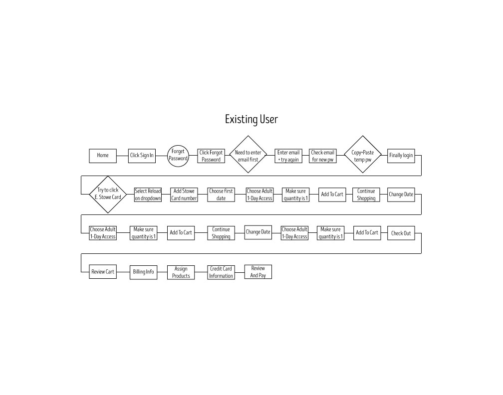 Existing User Process Flow