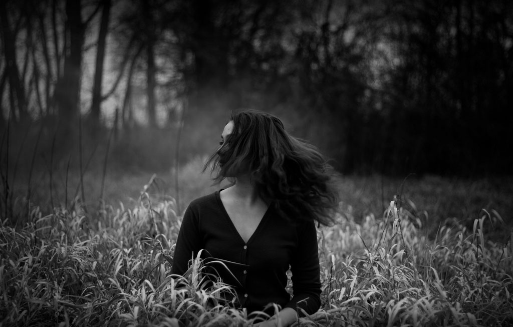 Girl in a field
