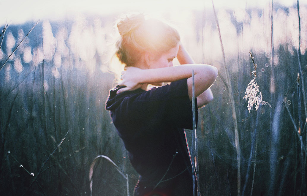 Another girl in a field
